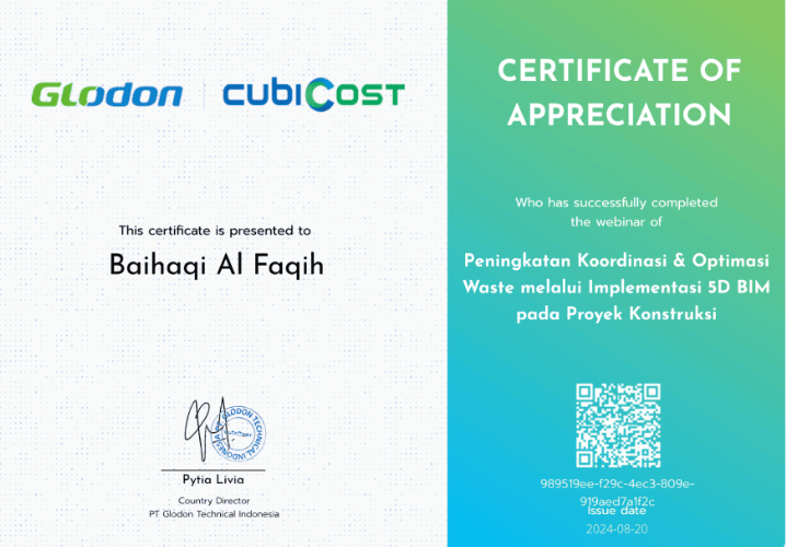 Certificate of Qualification