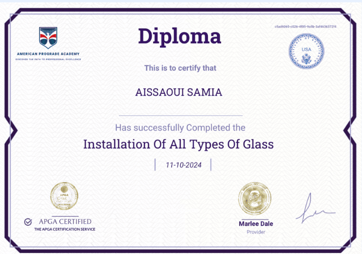 Certificate of Skills Verification