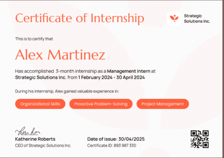 Certificate of Course Completion