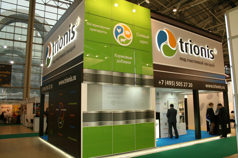 Эксклюзивный стенд для компании "ТРИОНИС"