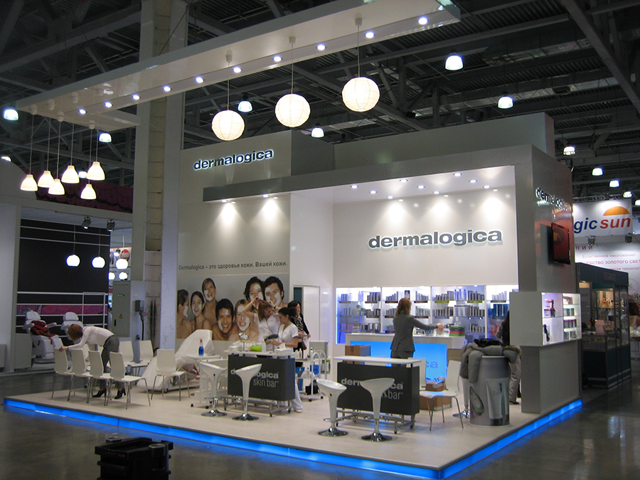 Эксклюзивный стенд для компании "DERMALOGICA"