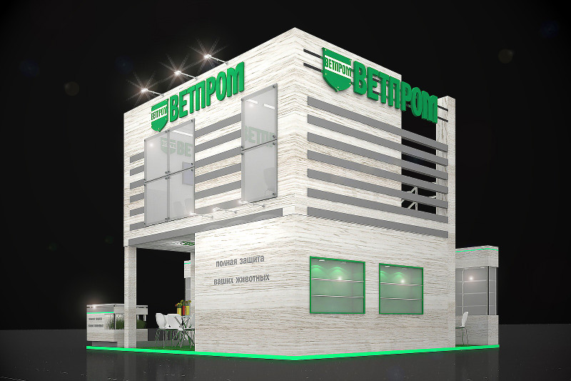 Эксклюзивный стенд для компании "ВЕТПРОМ"