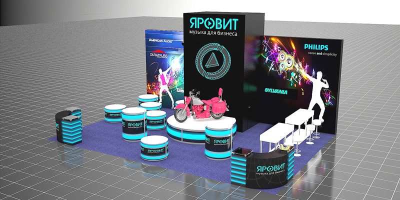 Эксклюзивный стенд для компании "ЯРОВИТ"