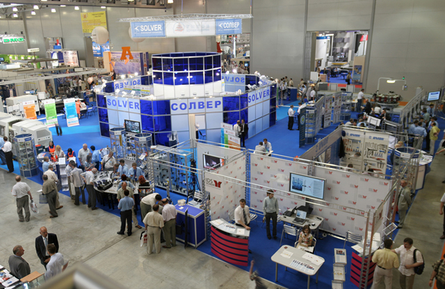 Эксклюзивный стенд для компании "solver"