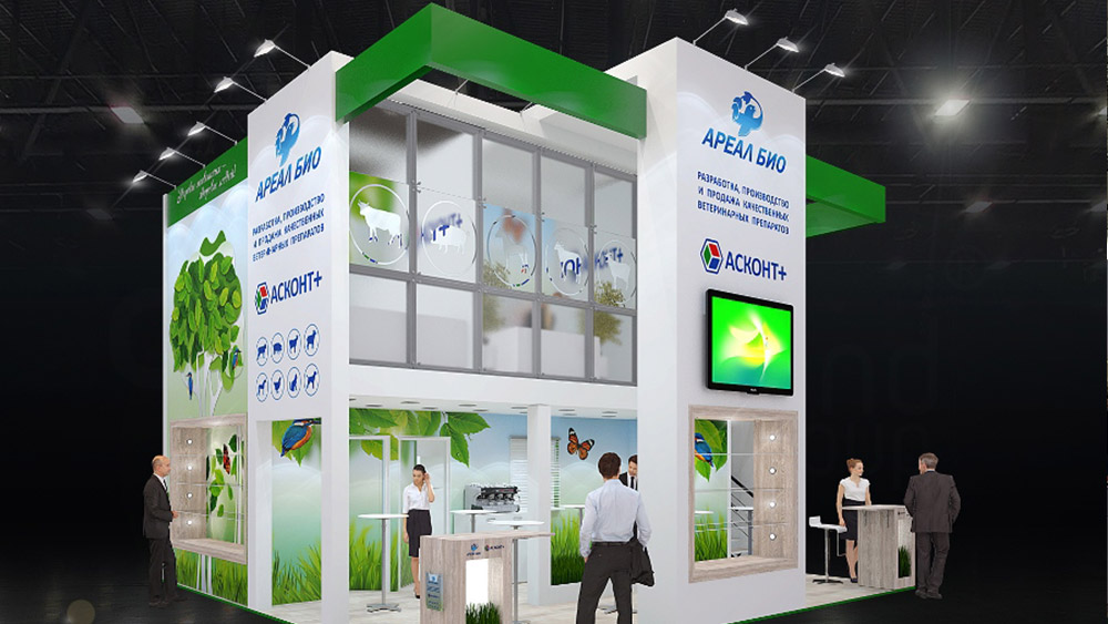 Эксклюзивный стенд для компании "Areal-Bio"