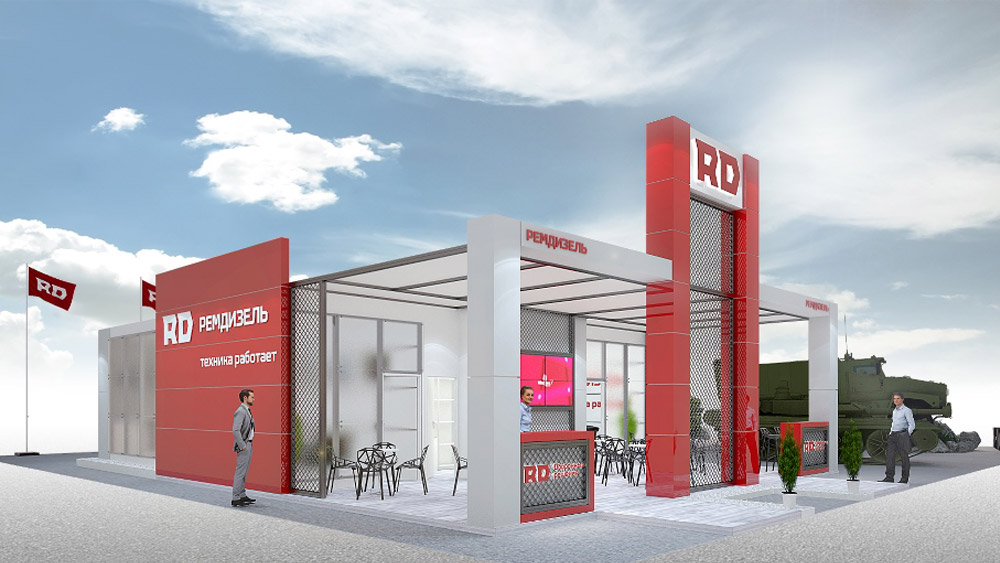 Эксклюзивный стенд для компании "RD"