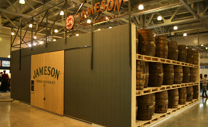 Эксклюзивный стенд для компании "IRISH DISTILLERS"