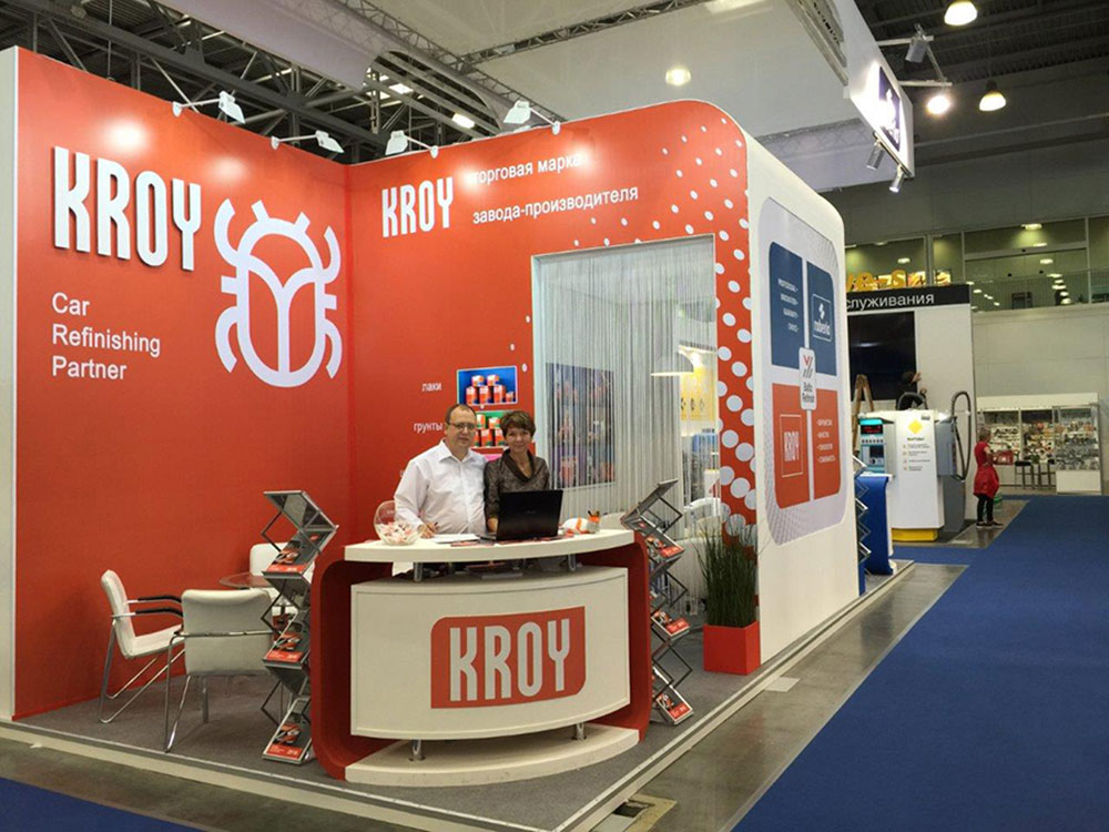 Эксклюзивный стенд для компании "Балтик Коатингс"  ("KROY ROBERLO")
