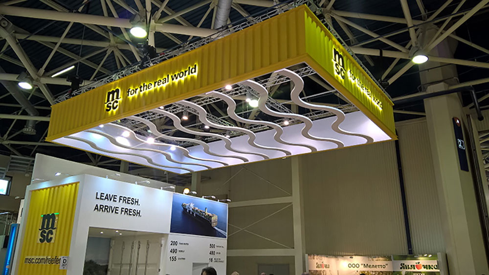 Эксклюзивный стенд для компании "Mediterranean Shipping Company"